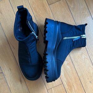 Aldo Black Women's Boots with Zipper 38, 7.5